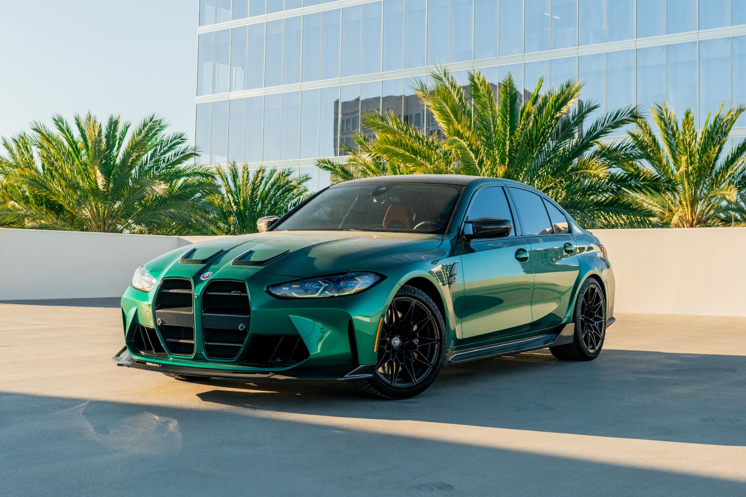 BMW M3 G80 · Green